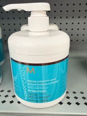 Moroccanoil Hydrating Hair Mask - Turquoise & White
